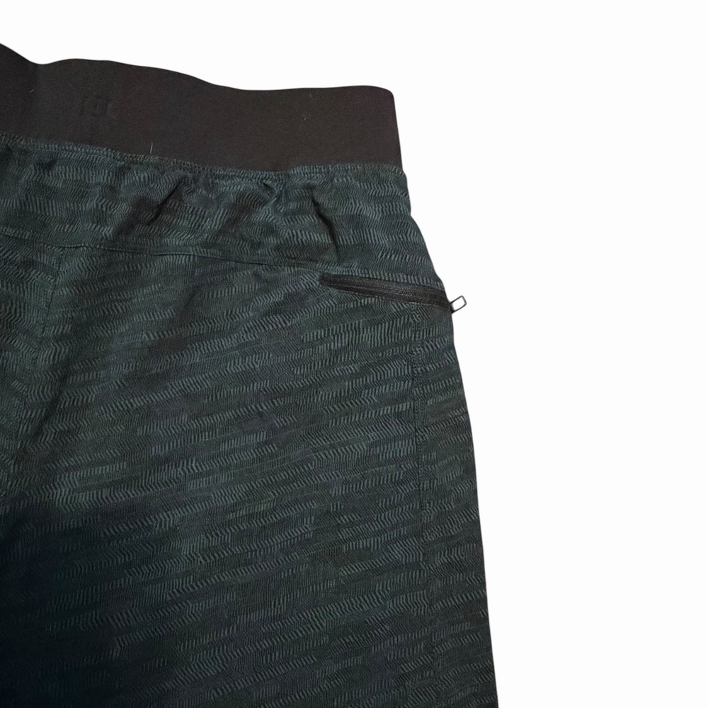 Lululemon T.H.E. 7" Lined Shorts Heathered Green & Black Men's Size M - Picture 5 of 7